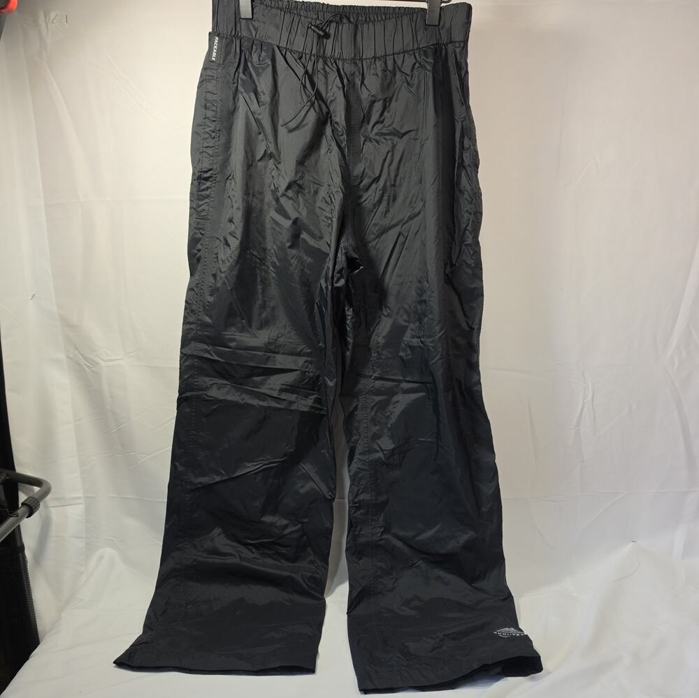 Columbia Omni-Tech Packable Rain Pants Men's Small Black Waterproof SM S EUC B8